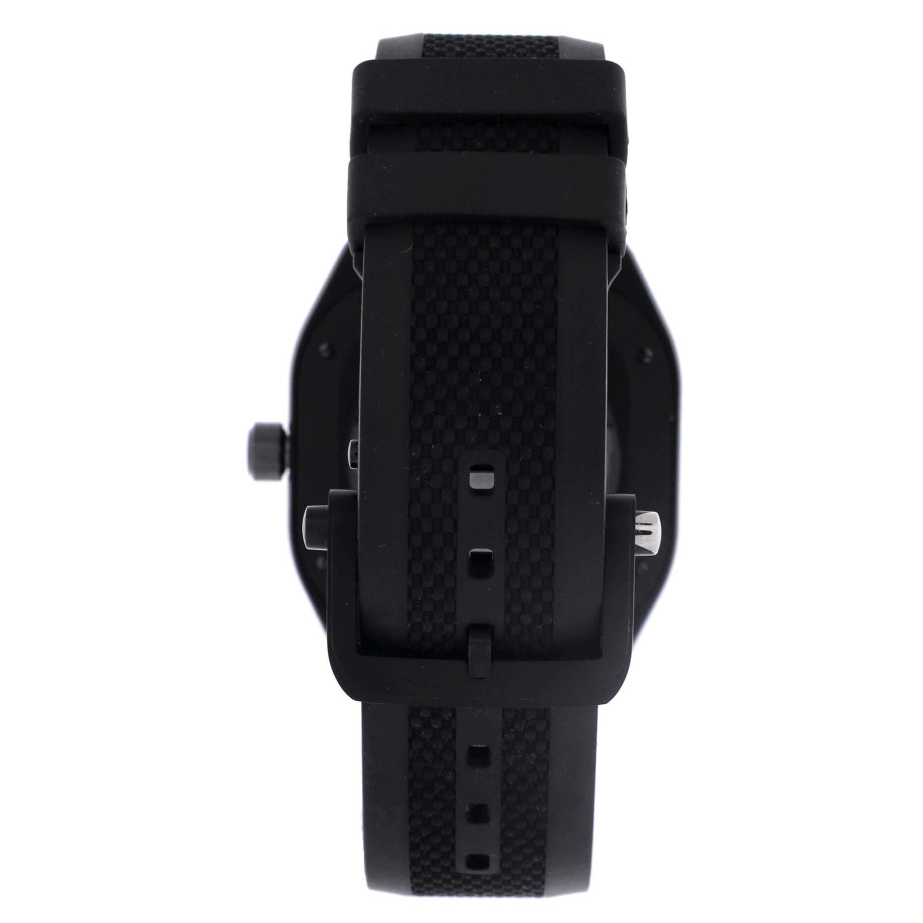 Pre-Owned Hermes H08 Automatic Watch Titanium and Rubber 39, Alternate, color, Black