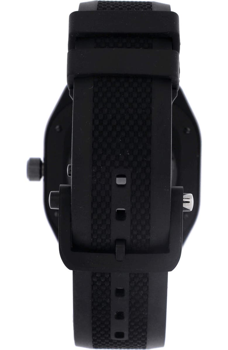 Pre-Owned Hermes H08 Automatic Watch Titanium and Rubber 39, Alternate, color, Black