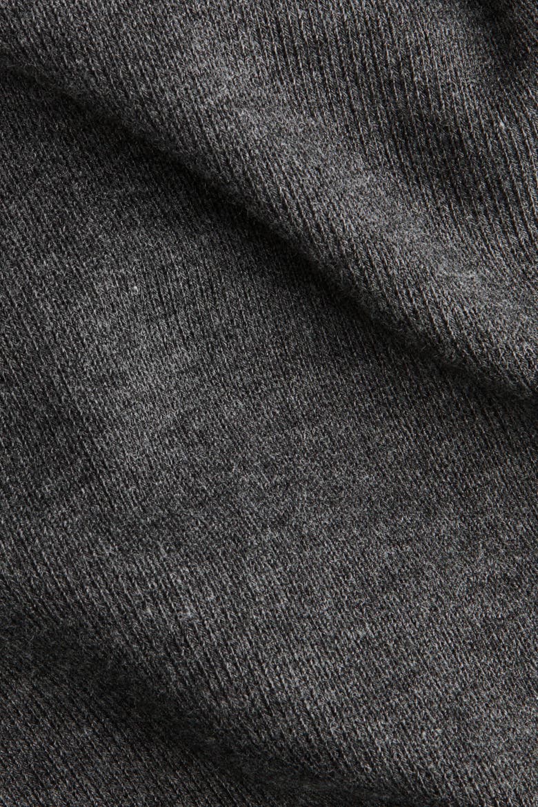 Flared Fine-knit Trousers, Alternate, color, Dark gray melange