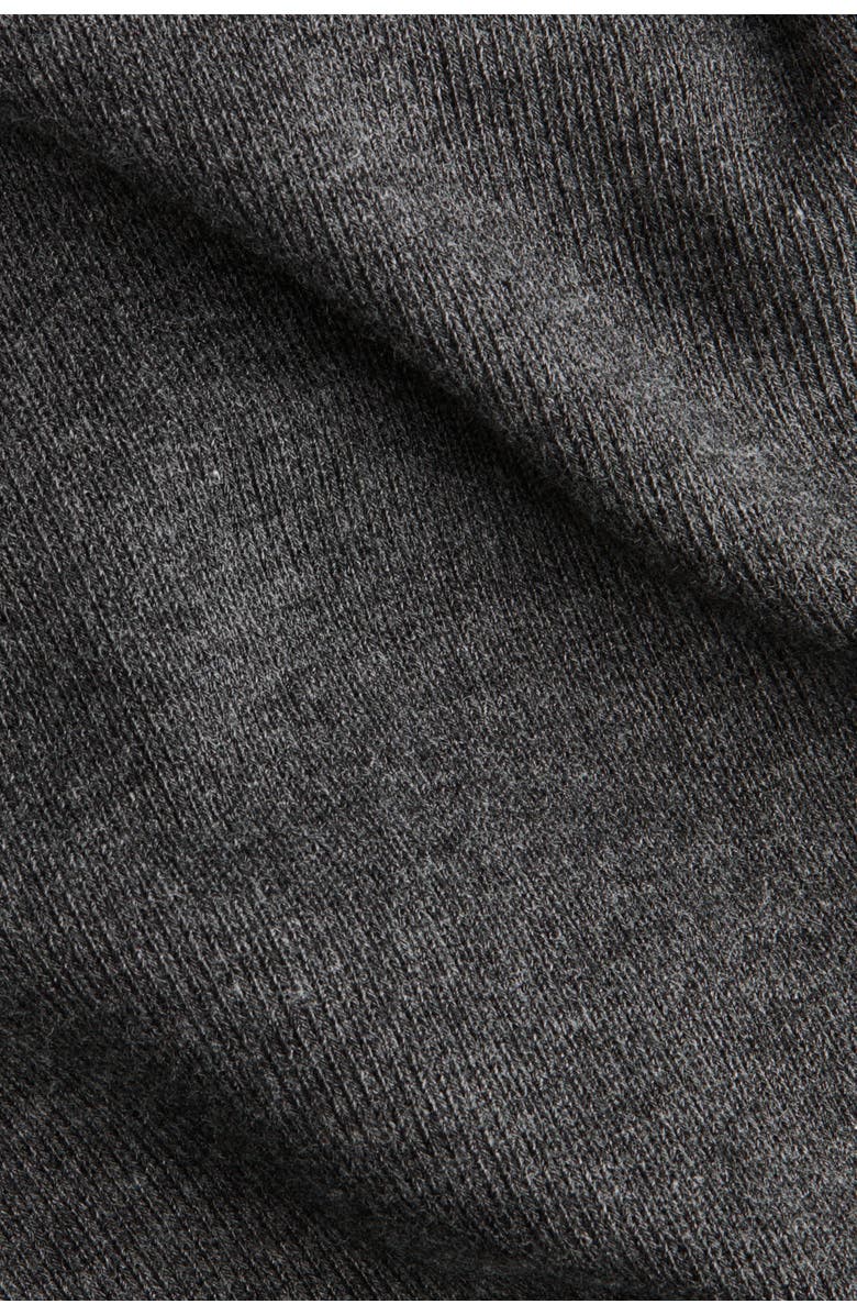 H&M Flared Fine-knit Trousers, Alternate, color, Dark Gray Melange