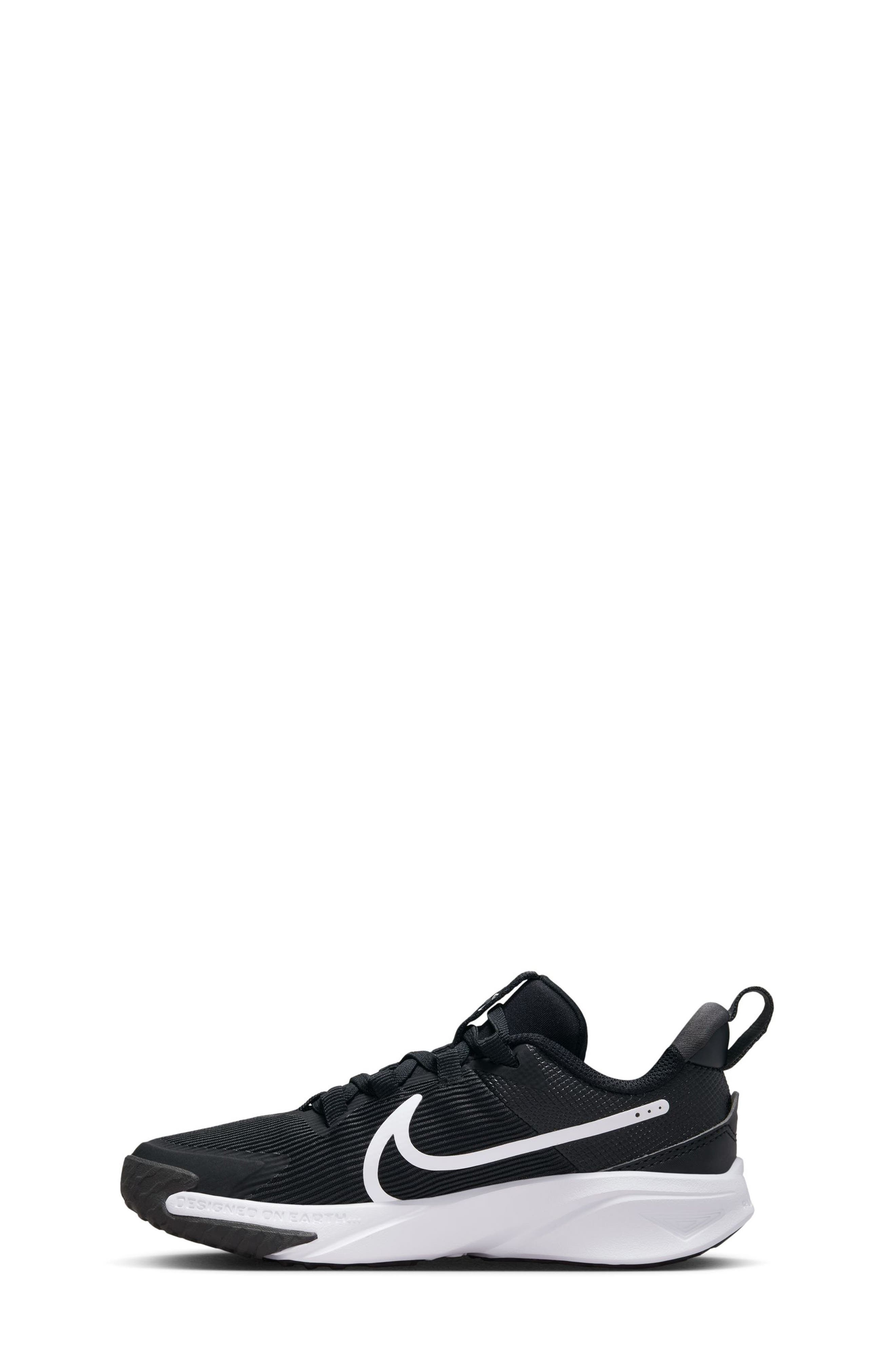 Nike Kids' Star Runner 4 NN GS Sneaker, Alternate, color, Black/ White/ Anthracite