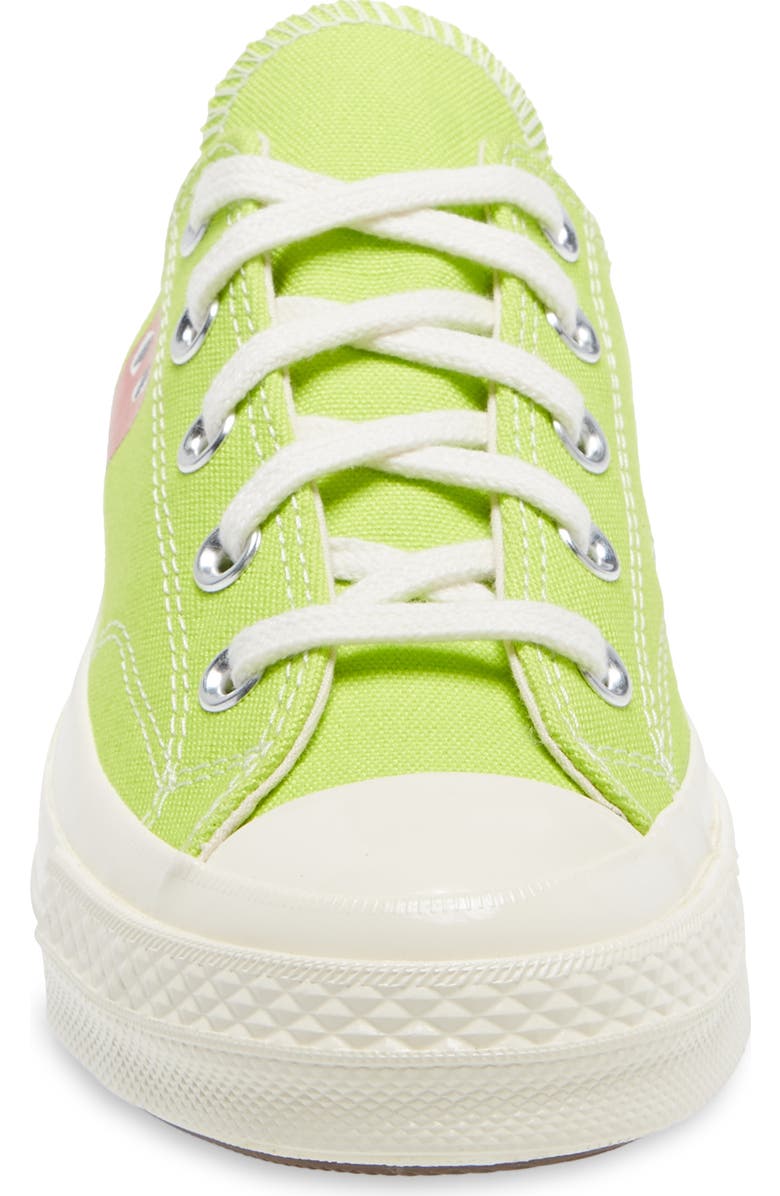 Comme des Garçons PLAY x Converse Chuck Taylor<sup>®</sup> Hidden Heart Low Top Sneaker, Alternate, color,