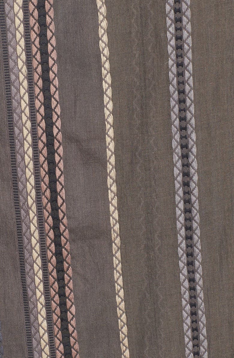 Eileen Fisher Stripe Organic Cotton Scarf, Alternate, color, 