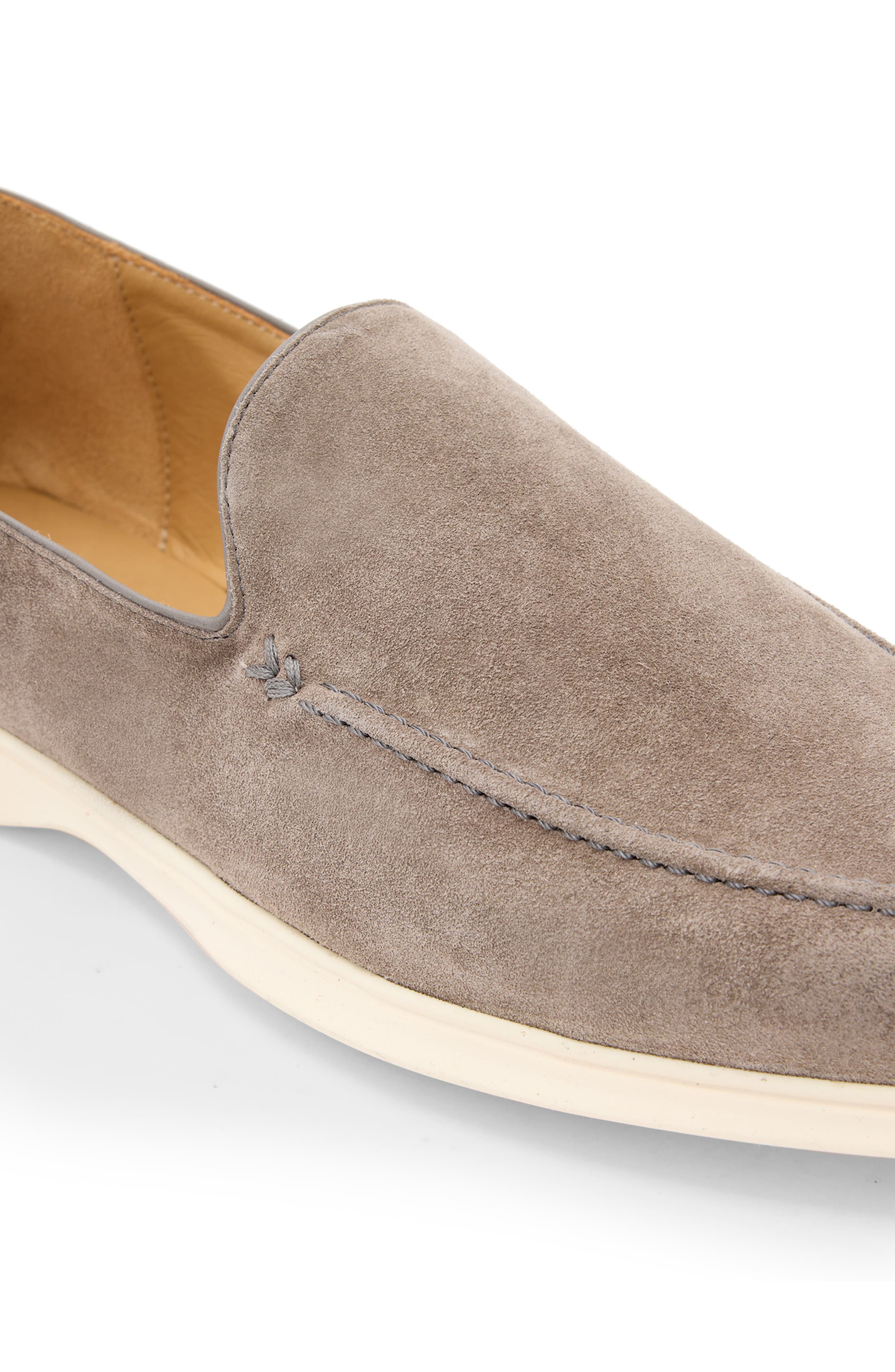 John Varvatos Thompson Venetian Loafer, Alternate, color, Steel Grey