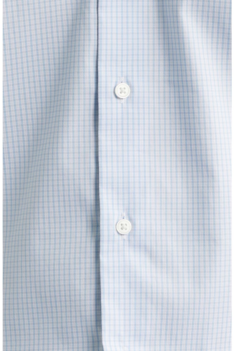 Conway Microcheck Crown Lite Performance Twill Button-Up Shirt, Alternate, color, LIGHT VIOLET