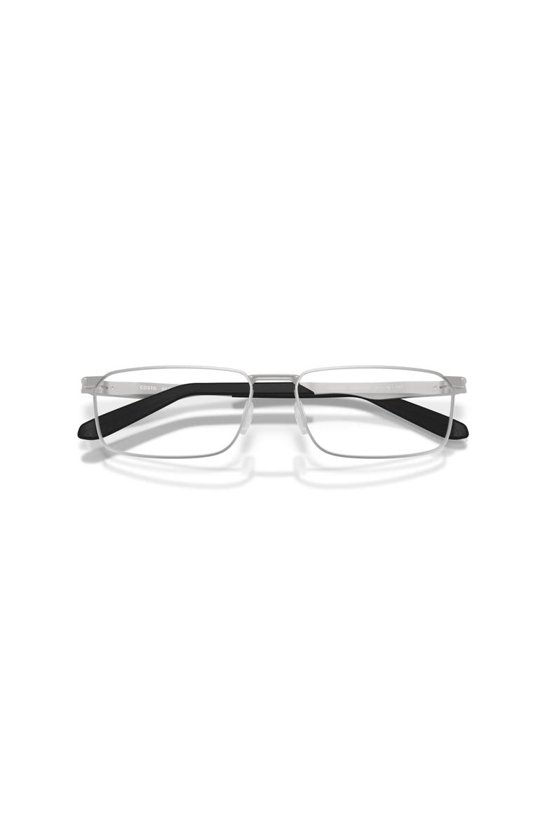 55mm Rectangle optical glasses, Alternate, color, Silver