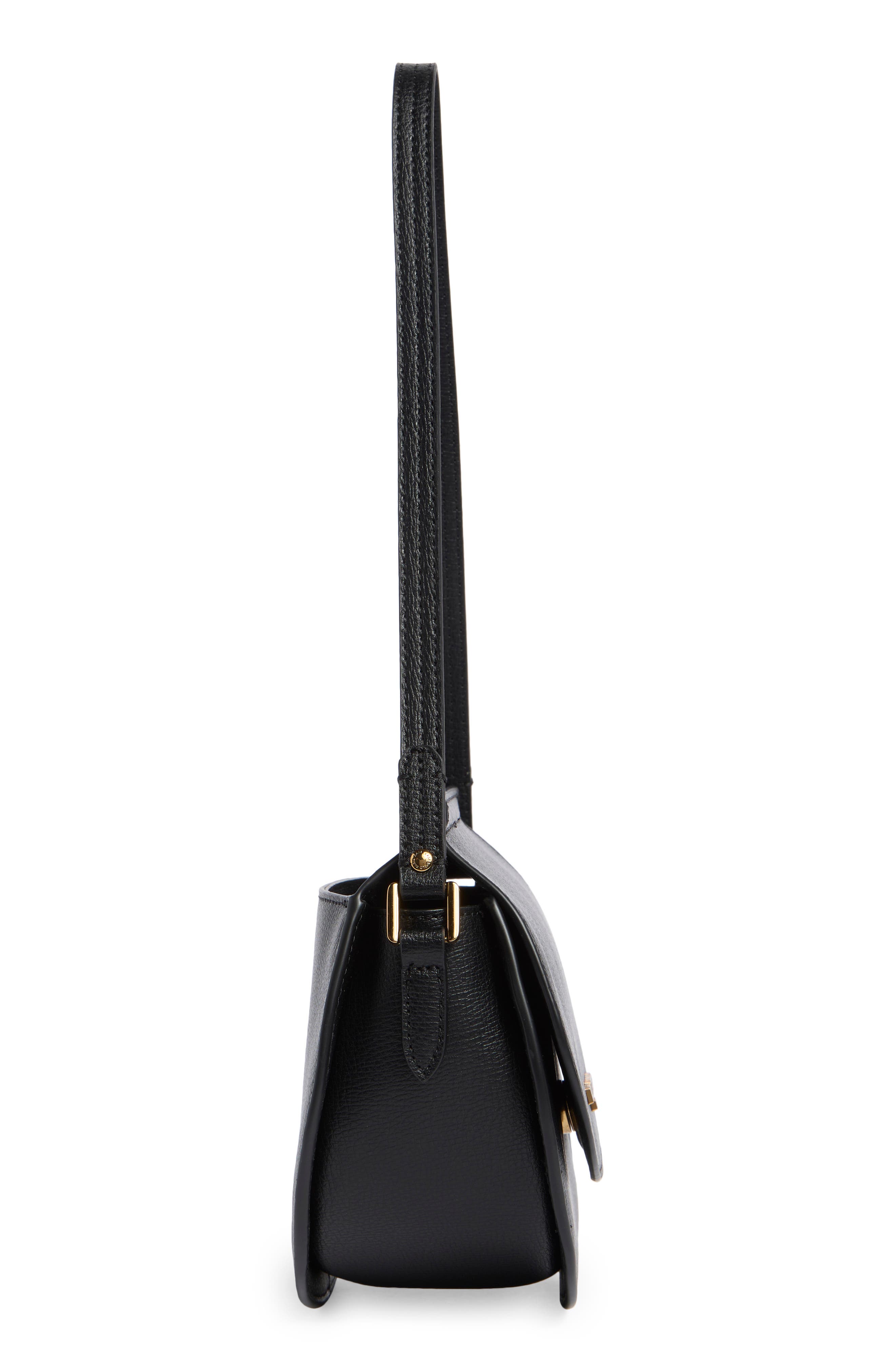 KARL LAGERFELD PARIS Corrine Leather Shoulder Bag, Alternate, color, 