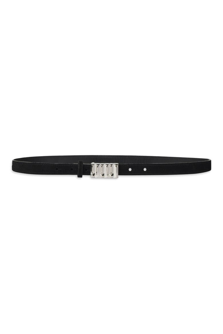 The Petit Sculptural Belt, Main, color, BLACK