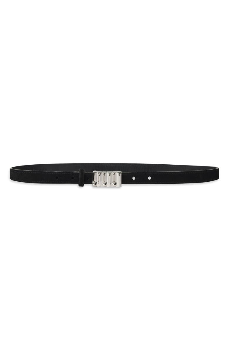 FRAME The Petit Sculptural Belt, Main, color, Black