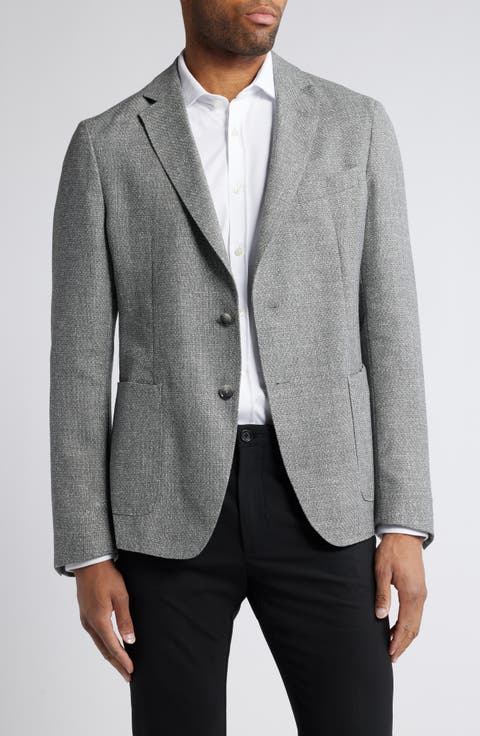 Hanry Textured Wool & Linen Sport Coat