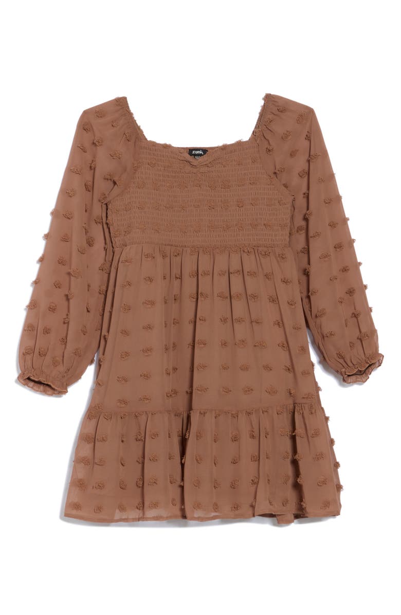 Zunie Kids' Clip Dot Dress, Main, color, 