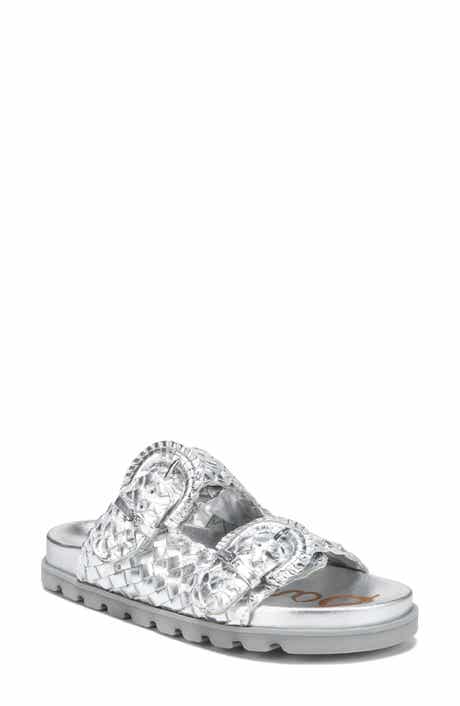Tiffanie Woven Two-Strap Sandal