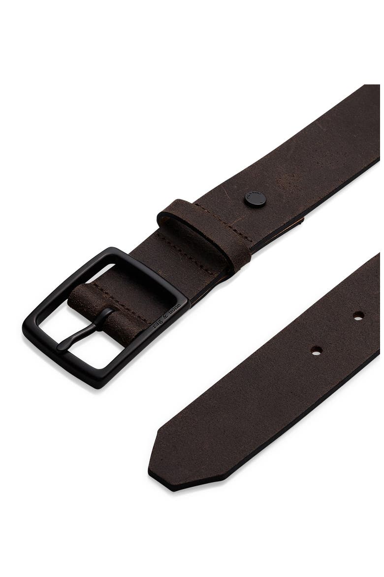 Rugged Leather Belt, Alternate, color, BRW