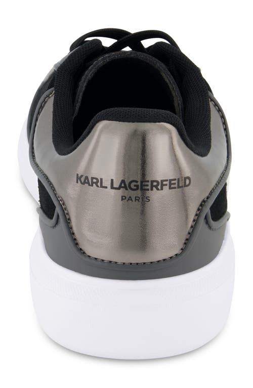 Karl Lagerfeld Paris Court Sneaker In Grey