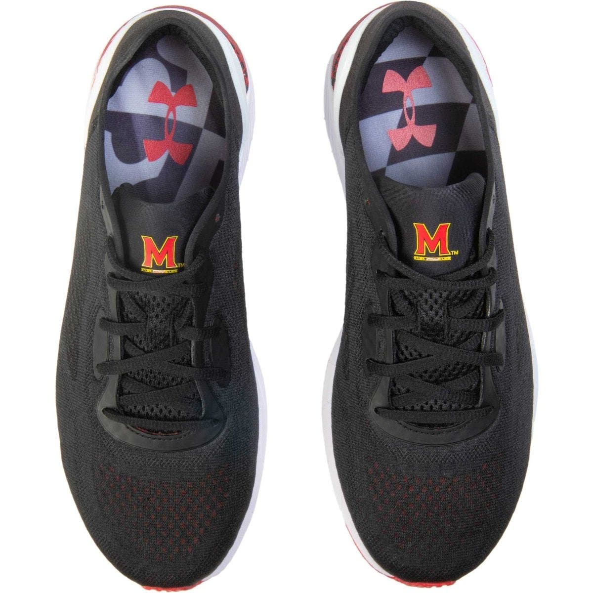 Under Armour Men's Under Armour Black Maryland Terrapins HOVR Sonic 5 Running Shoes, Alternate, color, 