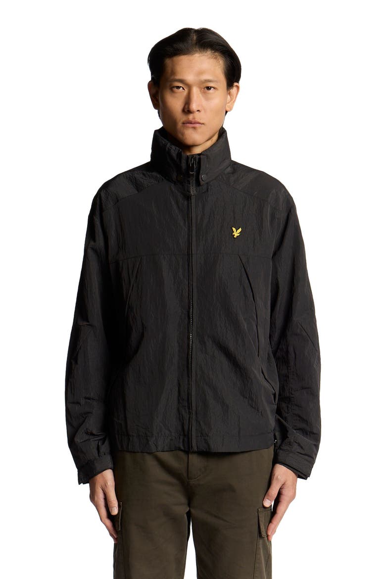 Long Sleeve Fold Away Hood Jacket, Alternate, color, Black Ice