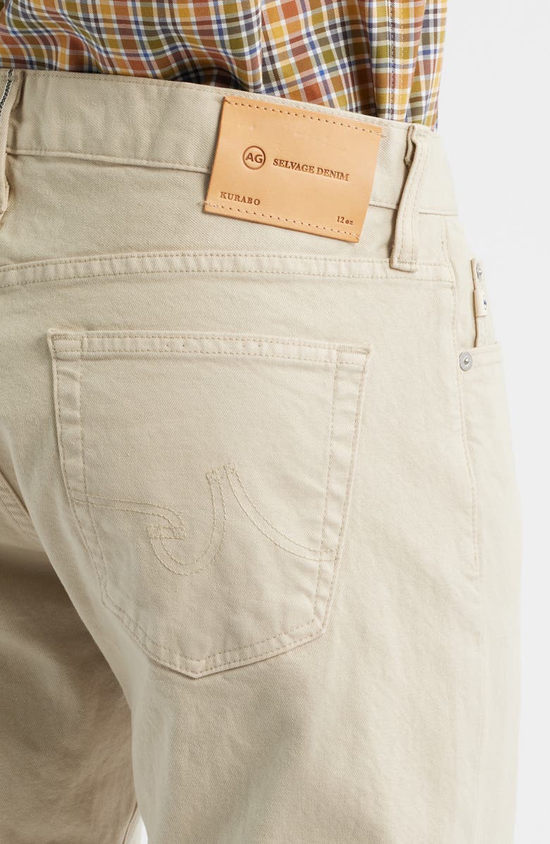 AG Everett Slim Straight Leg Jeans, Alternate, color, Marble Tan