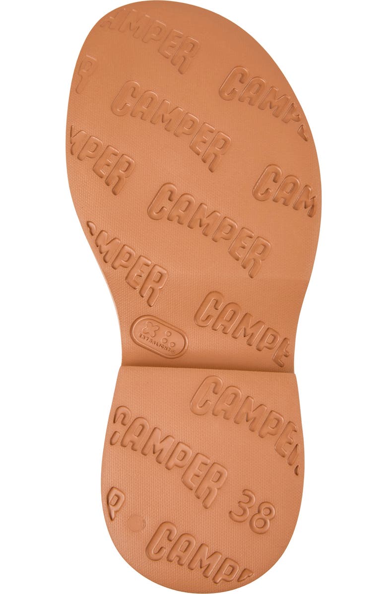 Camper Tasha Ankle Strap Platform Sandal, Alternate, color, Tan