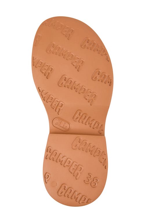 Camper Tasha Ankle Strap Platform Sandal In Tan