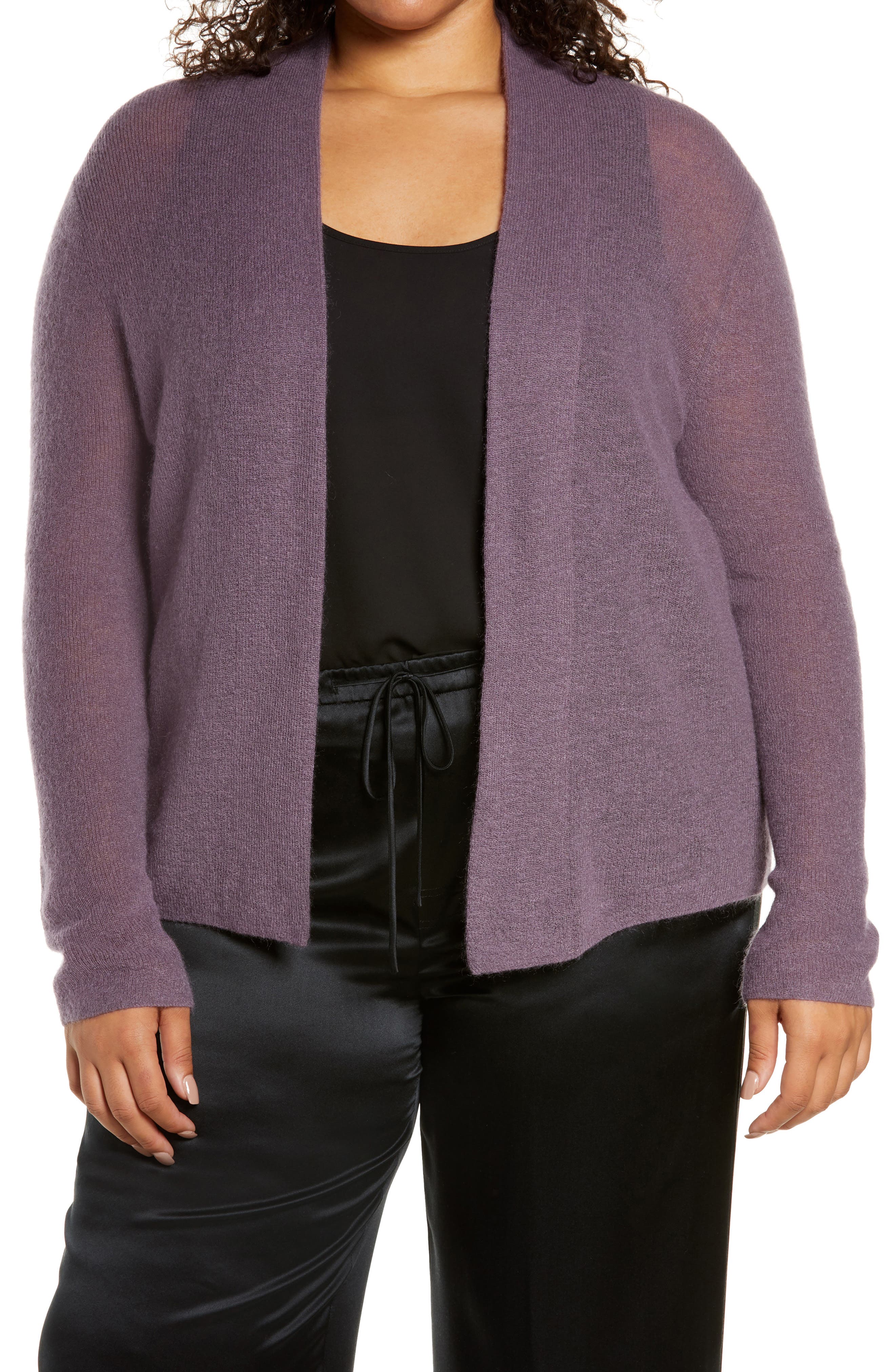 Vince Wool & Mohair Blend Open Cardigan
