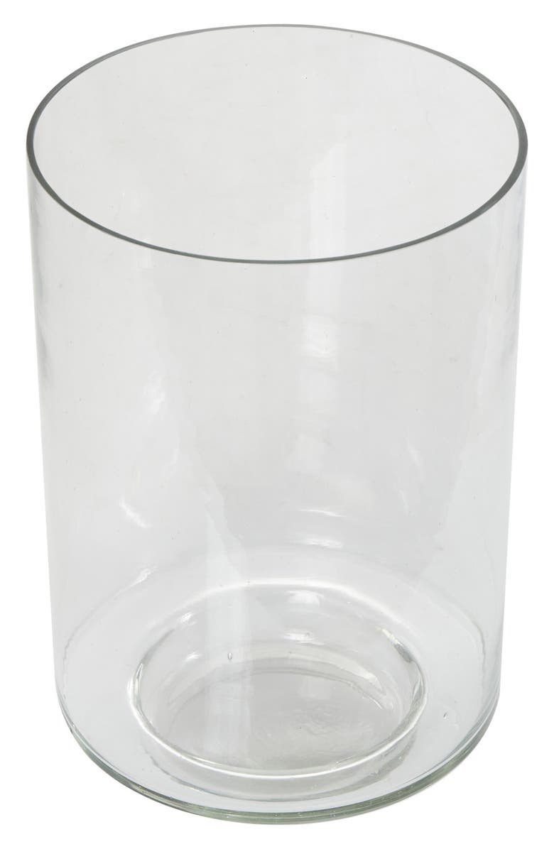 GINGER BIRCH STUDIO Glass Candleholder, Alternate, color, Clear