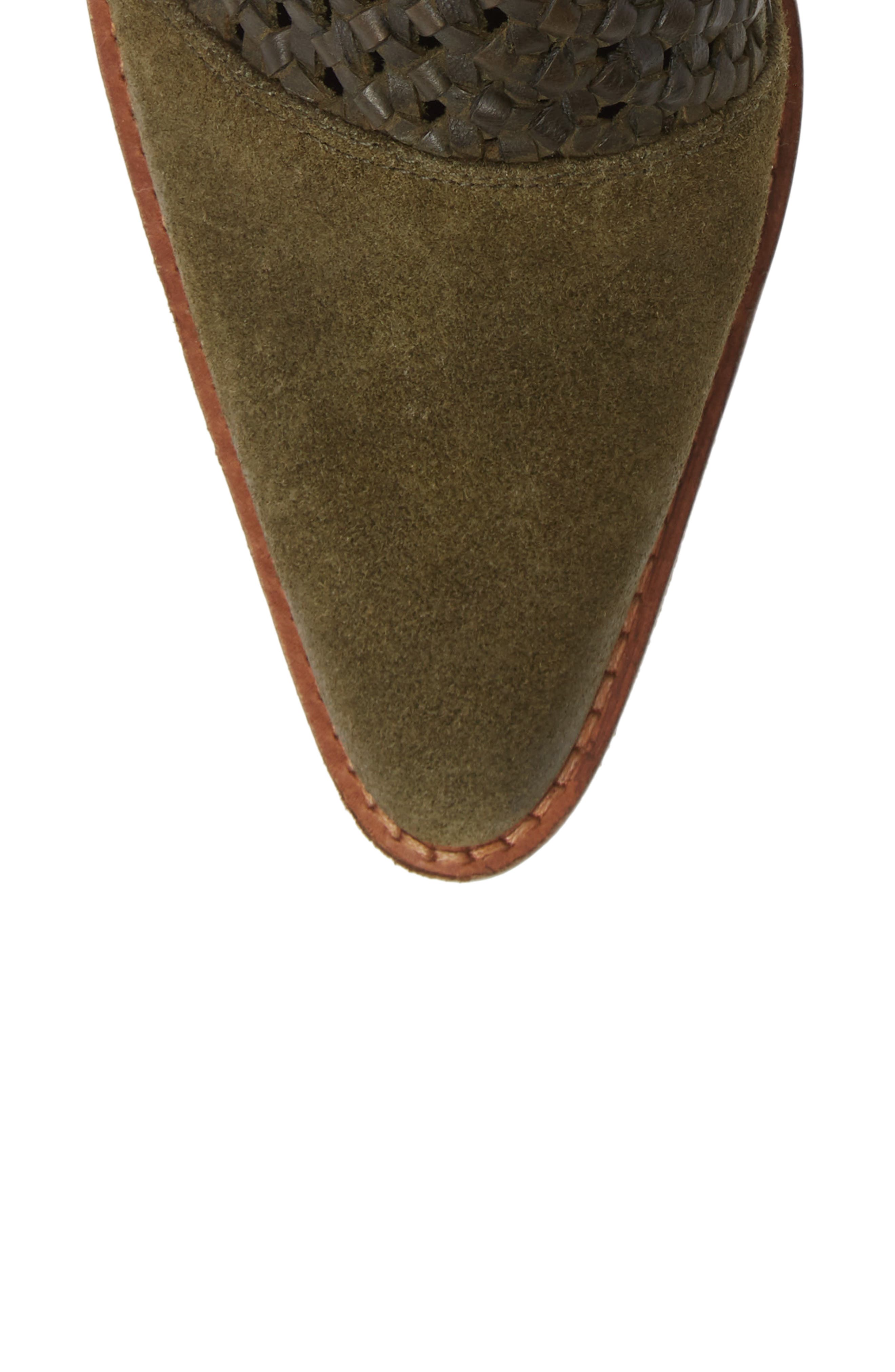 In the Loop Woven Bootie, Alternate, color, KHAKI