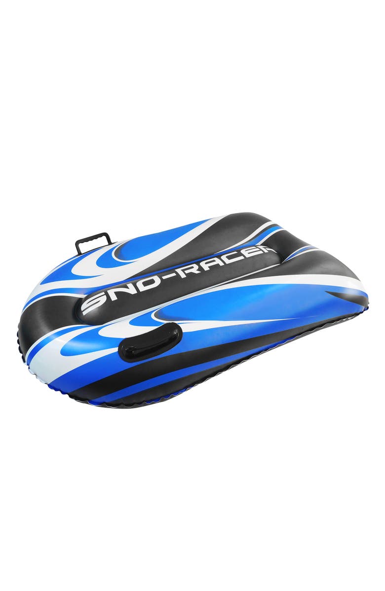 Coconut Outdoor Blue Hurricane Toboggan Snow Sled 48X31 Inch, 8+, Main, color, Blue