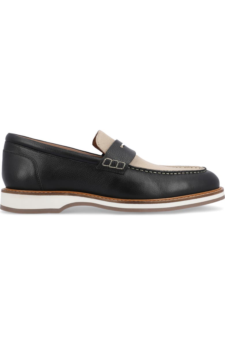 Thomas & Vine Kaufman Moc Toe Penny Loafer, Alternate, color,