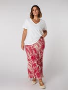 Live Unlimited Snake Print Midaxi Skirt