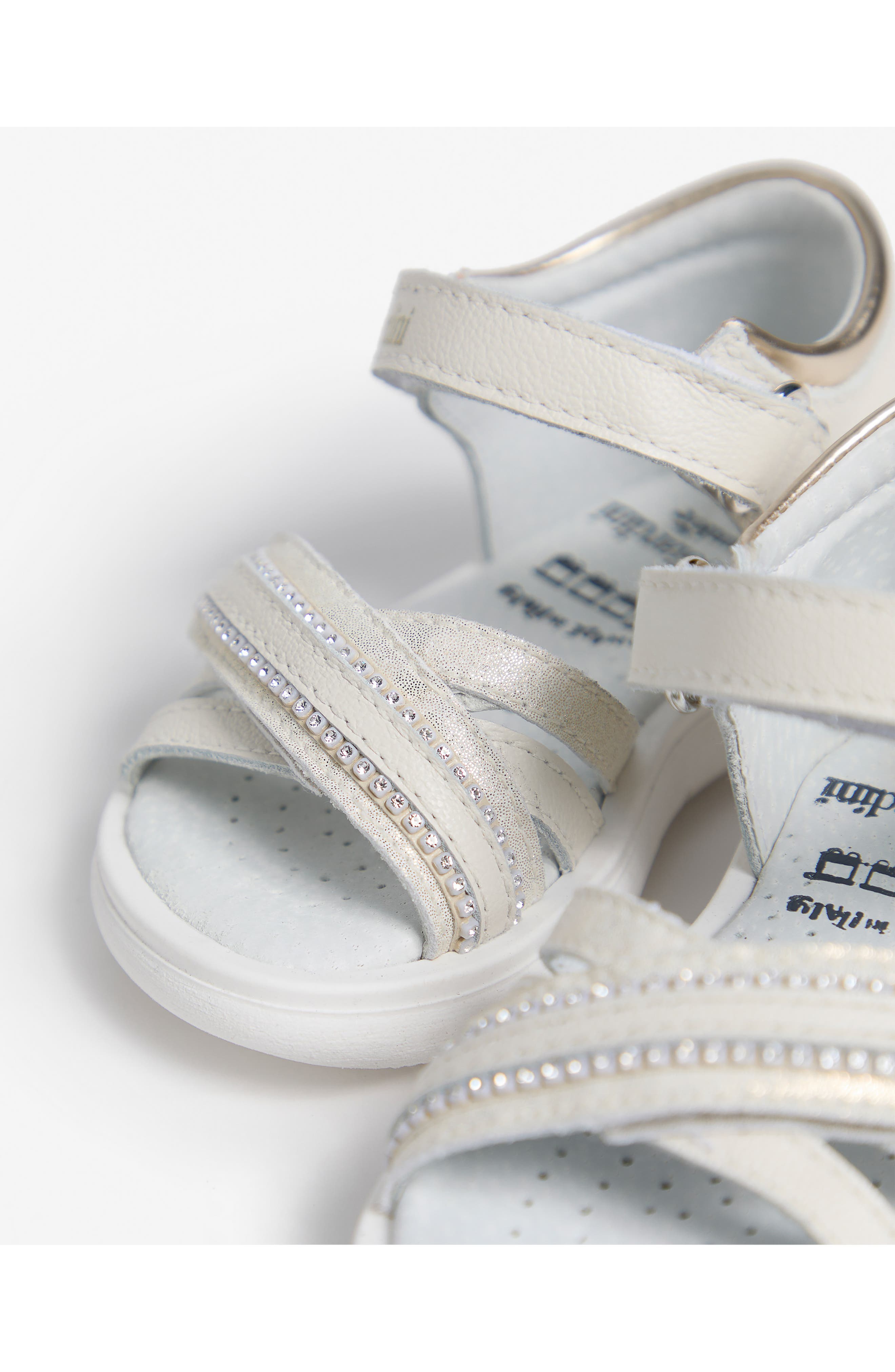 NeroGiardini Sporty Sandal, Alternate, color, Beige/ Gold