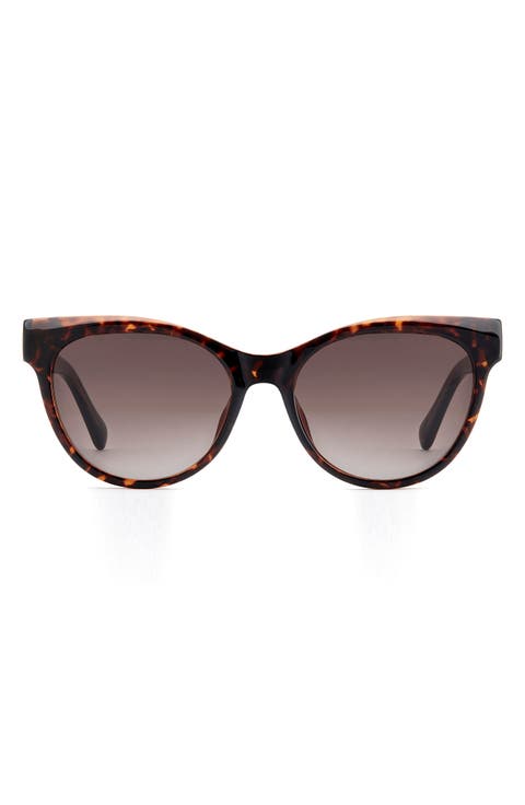 53mm Gradient Cat Eye Sunglasses
