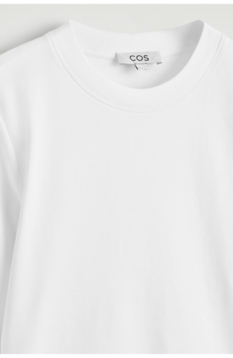 COS Clean Cut Long-Sleeved T-Shirt, Alternate, color, White