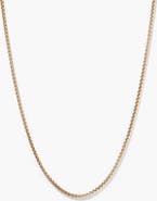 MEJURI Round Box Chain Necklace