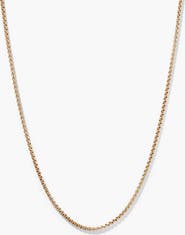 MEJURI Round Box Chain Necklace