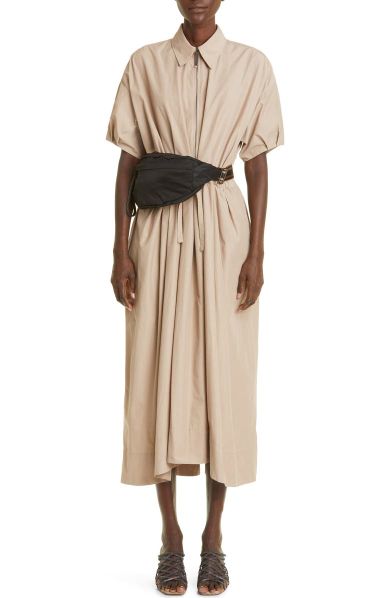 Brunello Cucinelli Monili Detail Technical Nylon Belt Bag, Alternate, color,