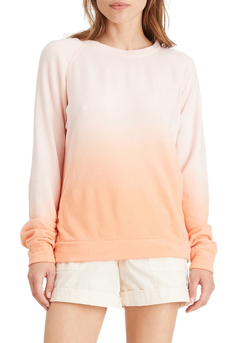 Sweatshirt, Main, color, LOTUS / SHERBERT AIRBRUSH