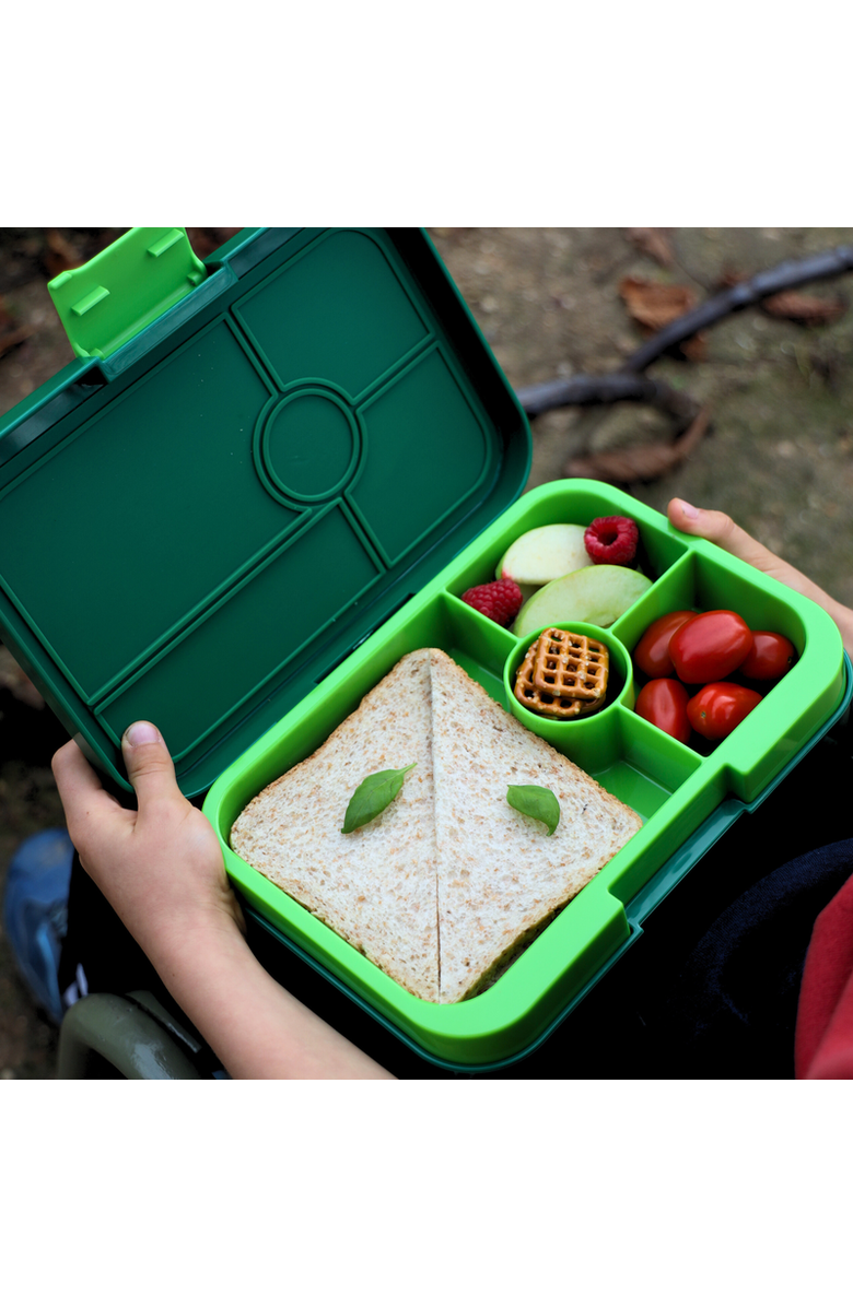 Yumbox Tapas Sandwich-Friendly Leakproof Bento Box, Alternate, color, Palm Green