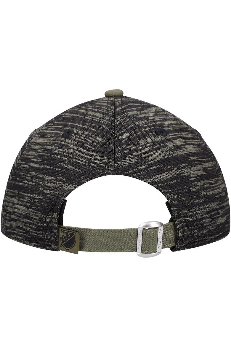 Men's New Era Olive Sporting Kansas City Salute To Service 9TWENTY Adjustable Hat, Alternate, color, Olive