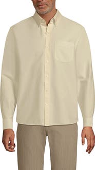 Lands' End Traditional Fit Comfort-First Sail Rigger Oxford Shirt