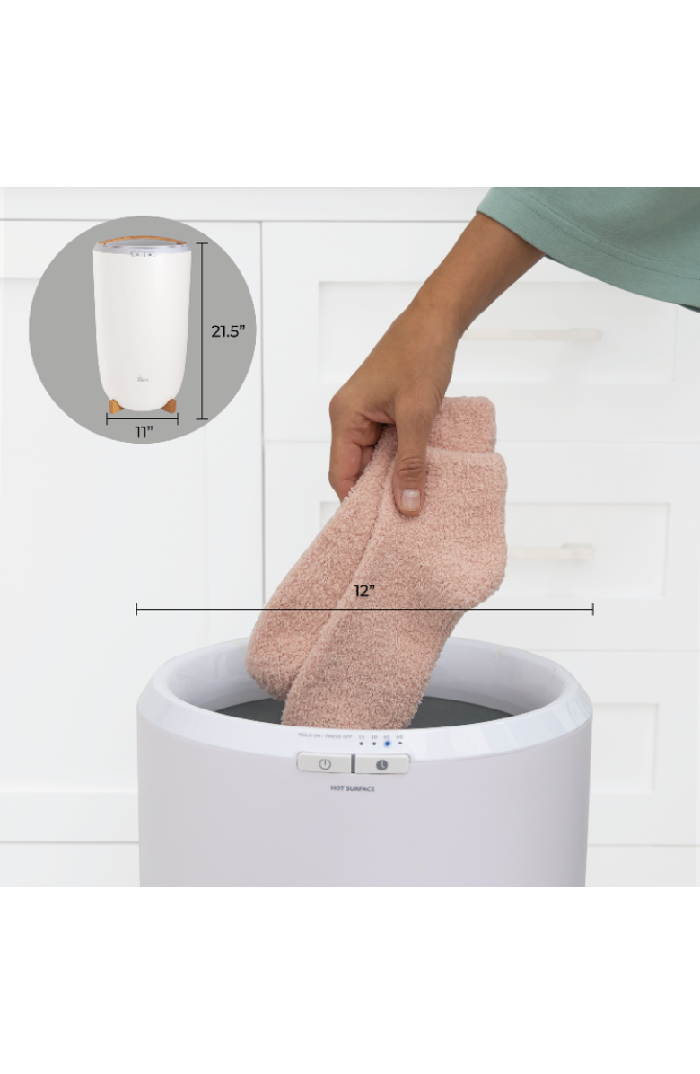 Zadro Large Bucket Towel Warmer, Alternate, color, Black/Gray