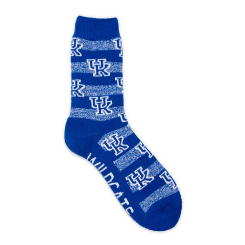 Muk Luks Gameday Terry Loop Socks In Blue