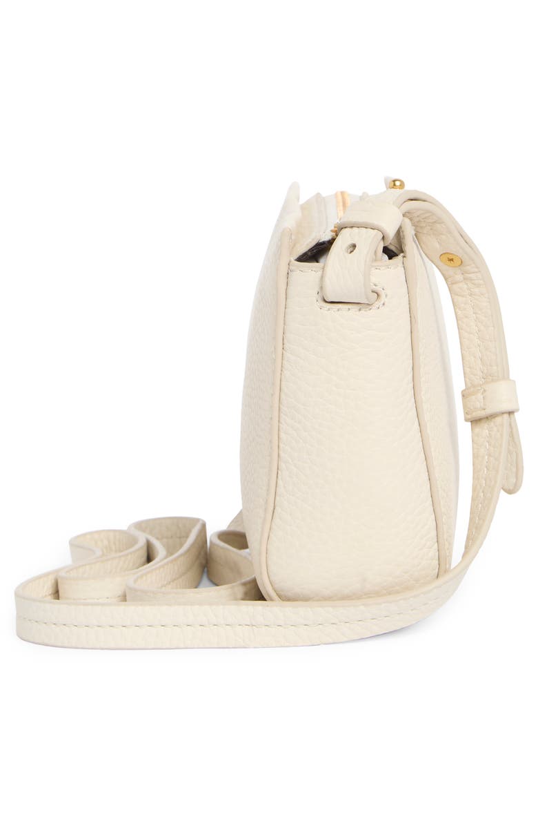 Vince Myrna Top Zip Crossbody Bag, Alternate, color, Milk