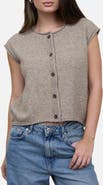 Blu Pepper Cap Sleeve Crop Cardigan