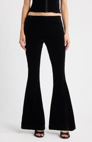 Bella Venice Abby Velveteen Flare Pants