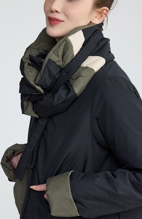 Anna Memory Taffeta Collar Scarf