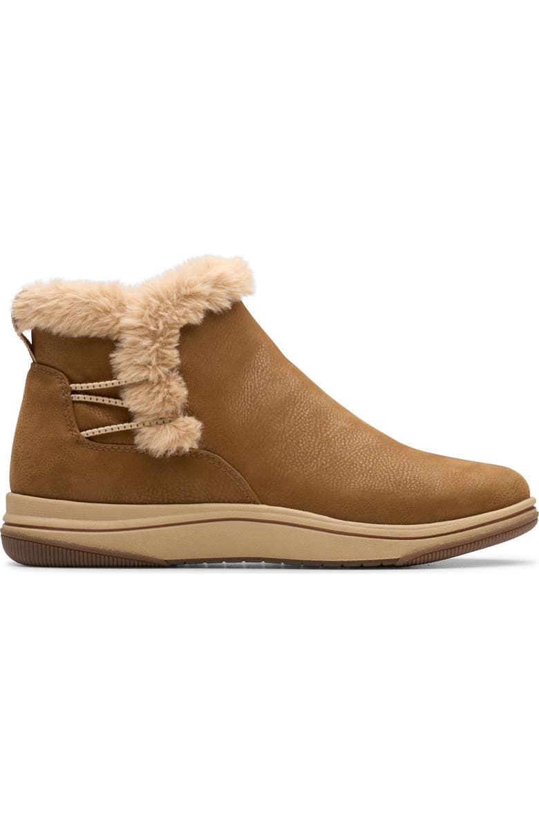 Clarks<sup>®</sup> Breeze Faux Fur Lined Boot - Wide Width Available, Alternate, color, Dark Tan Combi