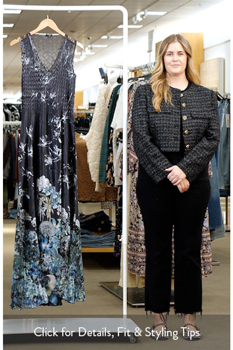 Lace-Up Back Maxi Dress video