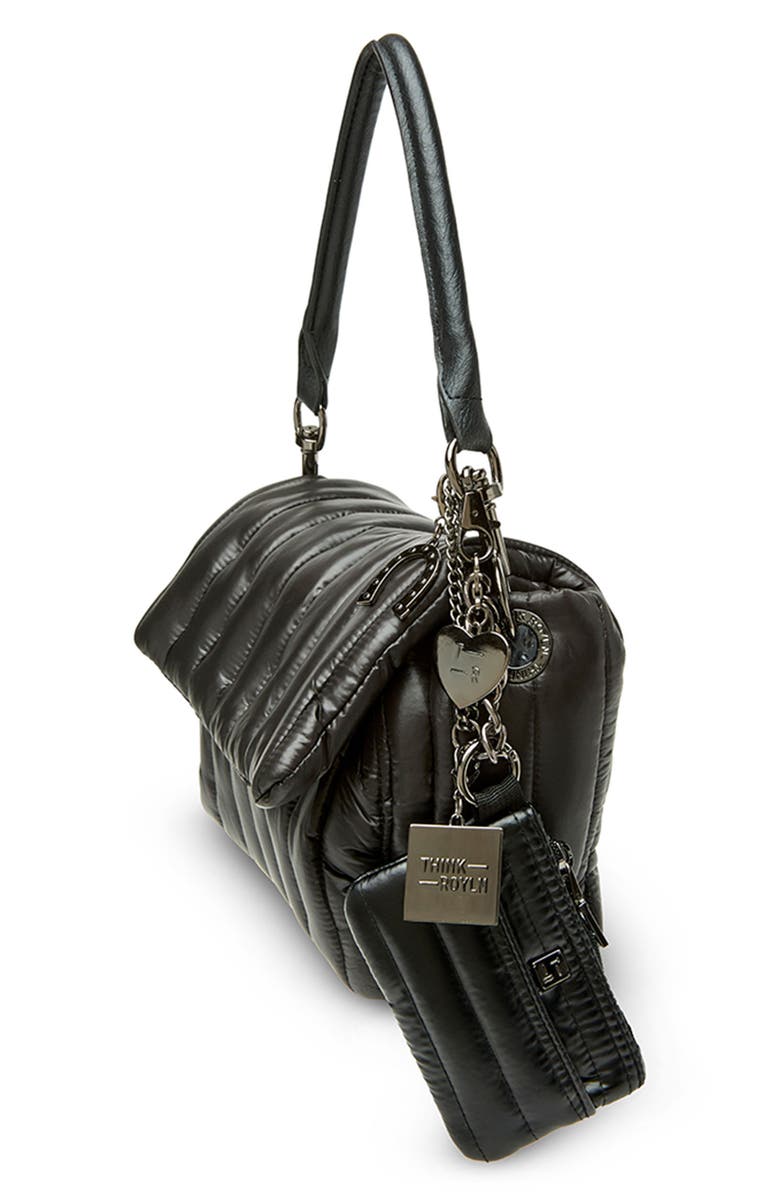 THINK ROYLN Lucky Charm Keychain, Alternate, color, Pearl Black