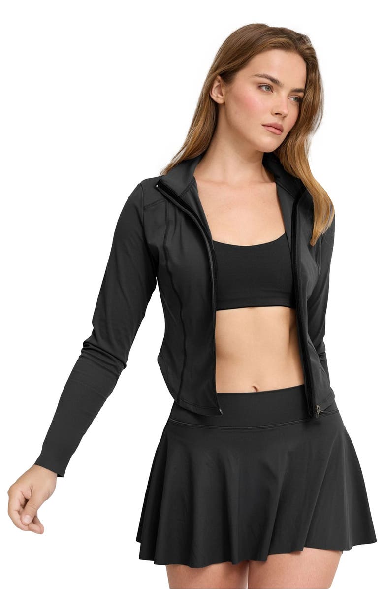 Blvck Paris Tennis Skirt, Alternate, color, Black