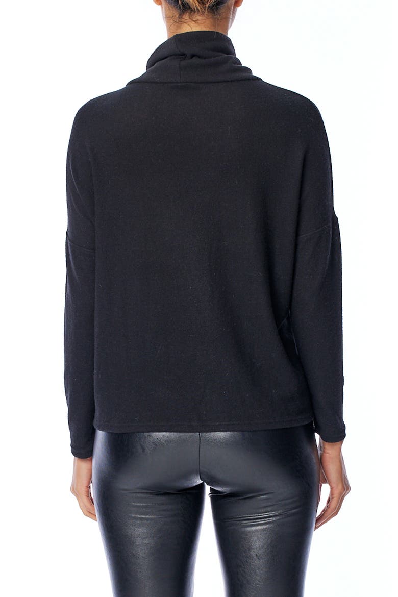 Mimi Cozy Turtleneck, Alternate, color, BLACK